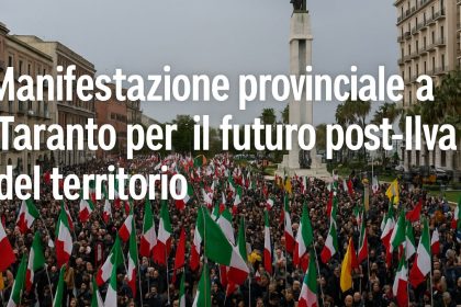 manifestazione provinciale a Taranto per il futuro del territorio