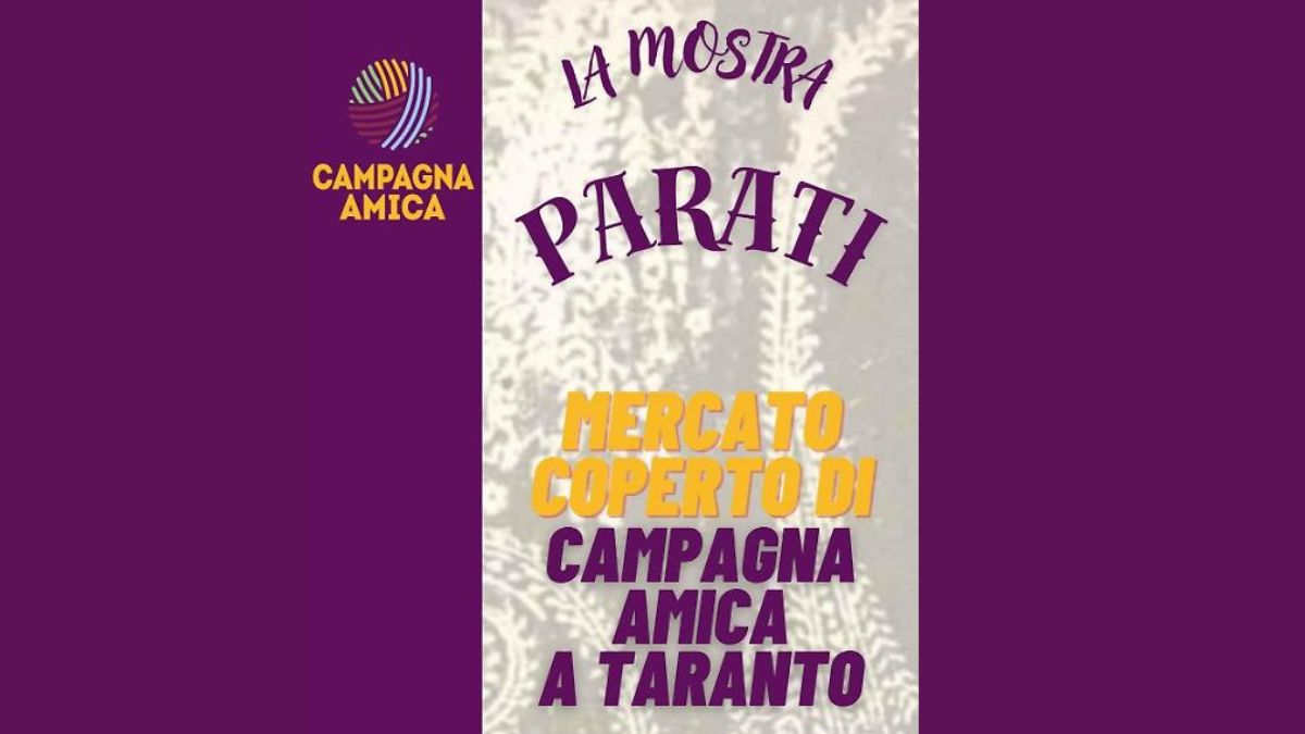 Arte contemporanea a Taranto nel Mercato contadino con la project room Parati