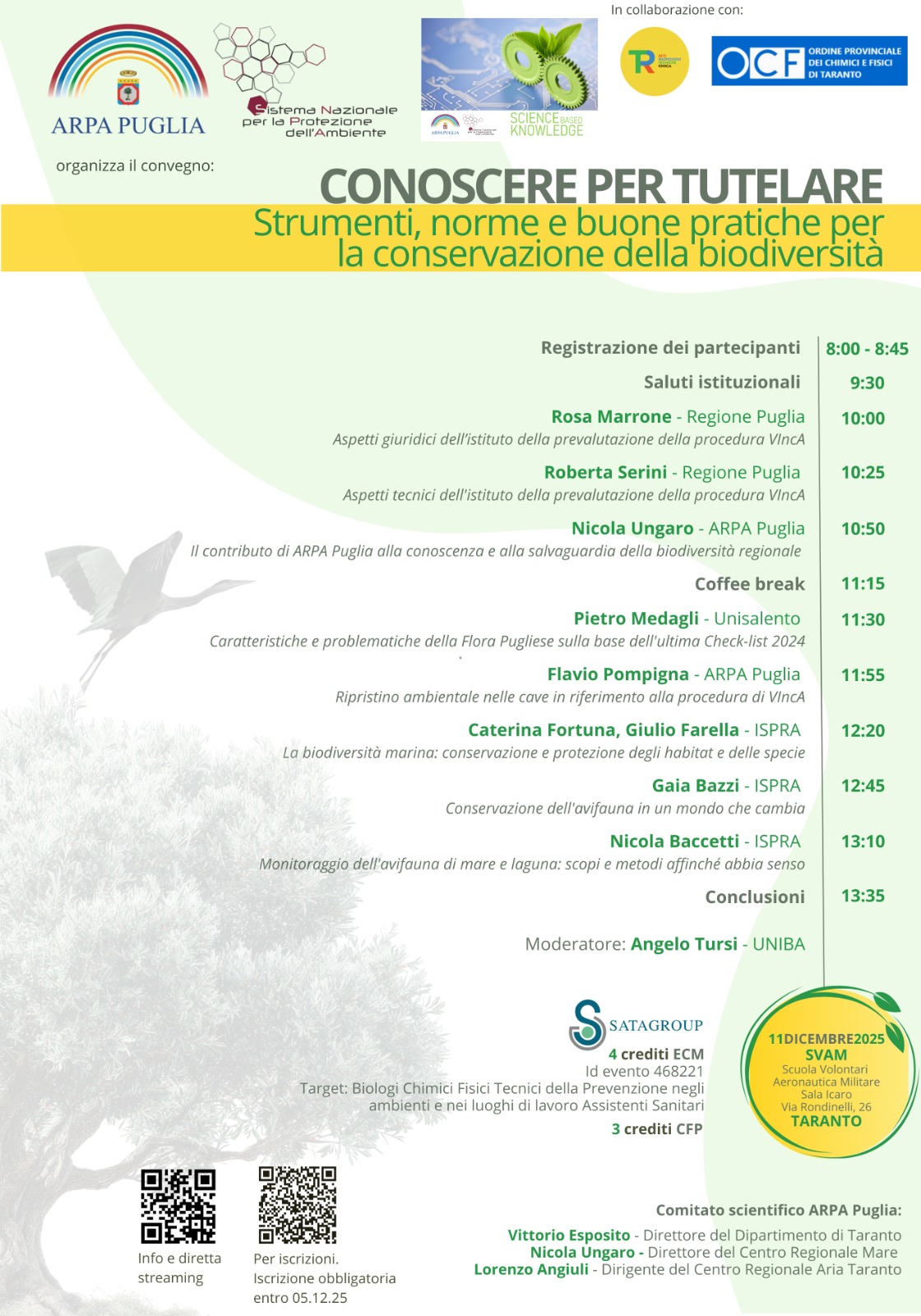 Convegno sulla tutela della biodiversità a Taranto