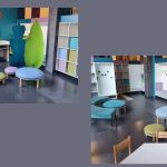 Interno dello spazio Pit Stop Taranto nel Palazzo di Giustizia