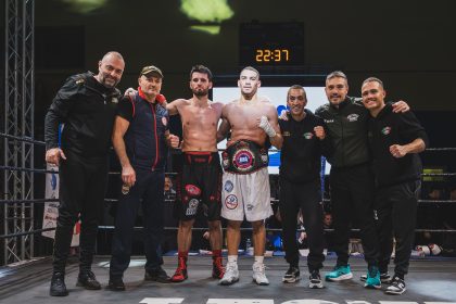 Rossetti vincitore del titolo WBA del Mediterraneo sul ring