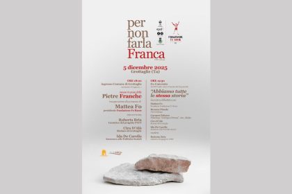 Pietra Franca a Grottaglie come simbolo contro la violenza di genere