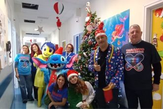 iniziativa solidale nel Sud Italia con donazione di giocattoli ai bambini ricoverati