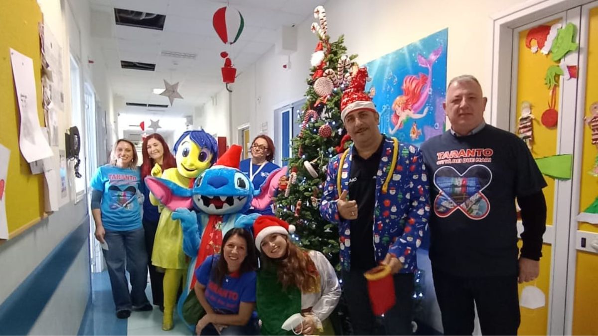 iniziativa solidale nel Sud Italia con donazione di giocattoli ai bambini ricoverati