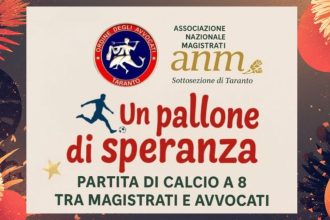 iniziativa solidale nel Sud Italia con partita di calcio benefica a Taranto