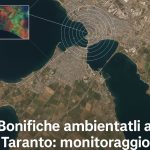 veduta aerea o satellitare dell’area di Taranto