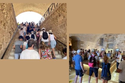 Castello Aragonese di Taranto durante le visite record del 2025