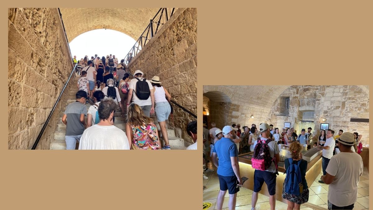 Castello Aragonese di Taranto durante le visite record del 2025