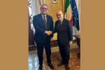 Incontro a Taranto tra Massimo Ferrarese e il prefetto Ernesto Liguori sui Giochi del Mediterraneo 2026
