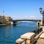 Lungomare di Taranto con Ponte Girevole in vista dei Giochi del Mediterraneo