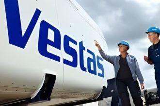 Stabilimento Vestas a Taranto con ingresso aziendale