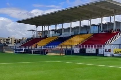 Stadio Italia di Massafra prima della finale di Coppa Italia Taranto-Bisceglie