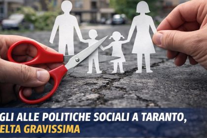 Tagli alle politiche sociali a Taranto discussi in Consiglio comunale