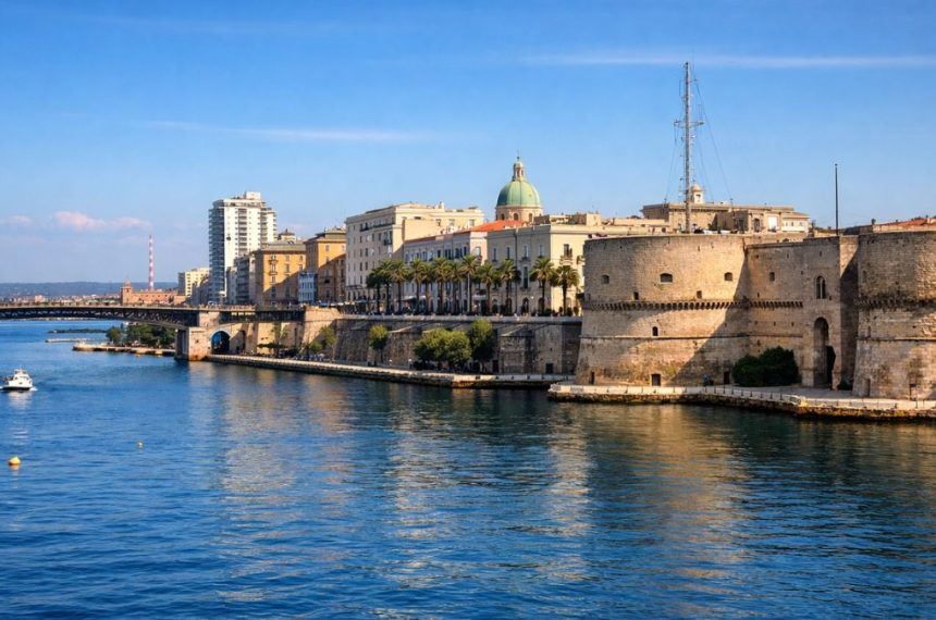 Taranto candidata a Capitale italiana del mare con vista sul mare e sulla città