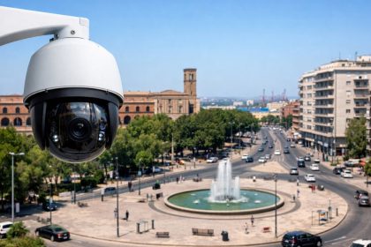 Telecamere di videosorveglianza installate in Piazzale Bestat a Taranto